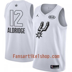 NBA San Antonio Spurs Trikot LaMarcus Aldridge 12 2018 All-Star Jordan Brand Weiß Swingman - Herren